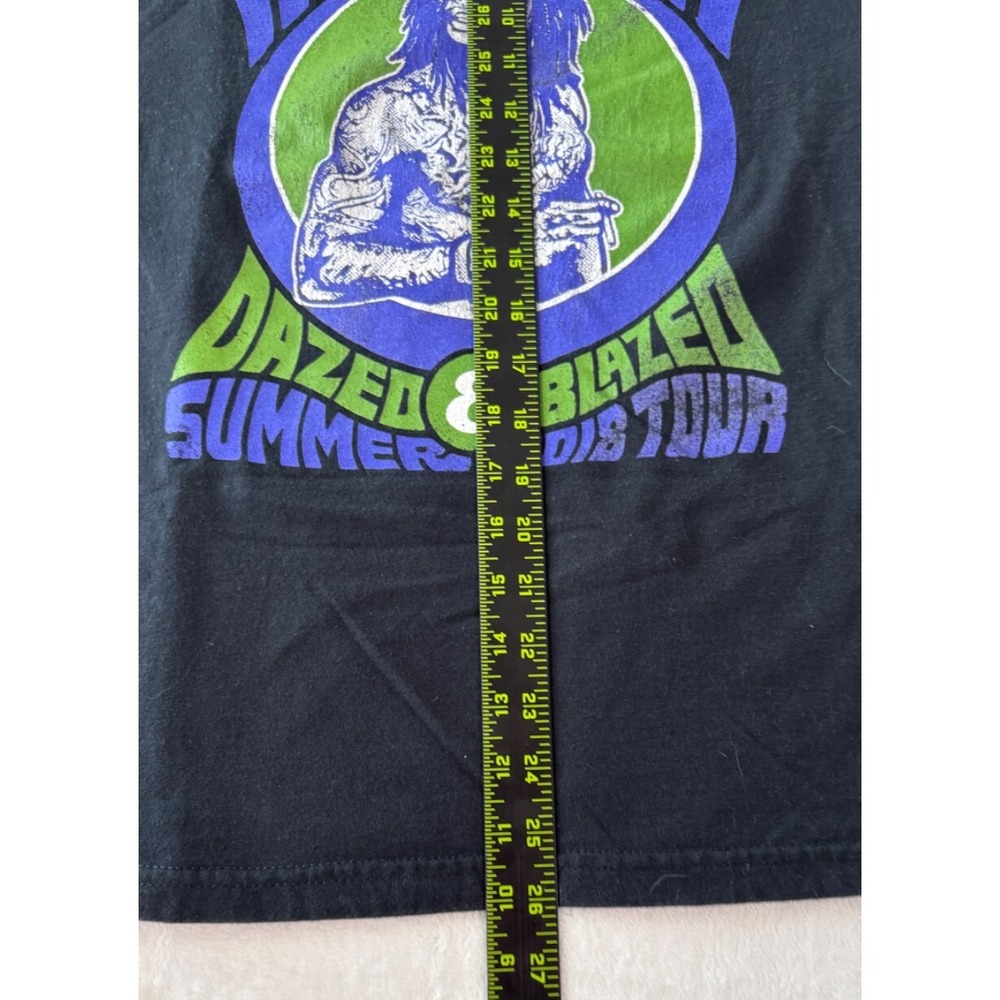 Wiz Khalifa Dazed & Blazed T-Shirt 2018 Hip Hop Tour Double Sided Medium Purple - Picture 4 of 11